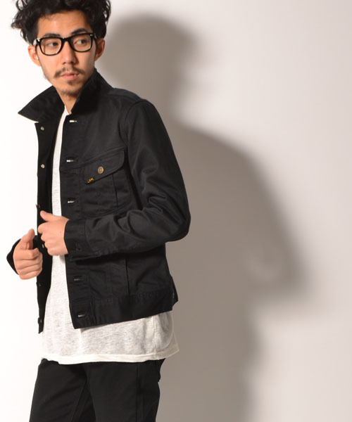 AMERICAN RAG CIE(アメリカンラグシー)の「LEE × AMERICAN RAG CIE 別注ストレッチウェスターナジャケット∴(デニムジャケット・メンズ・ホワイト/ブラック・SMALL/LARGE/MEDIUM)」の1枚目の写真