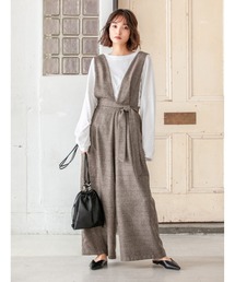 fifth | チェックパンツコンビネゾン(つなぎ/オールインワン)