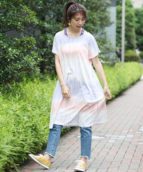 タイダイカラフルクロシェ ワンピース ワンピース チチカカ チチカカ のファッション ワンピース セール