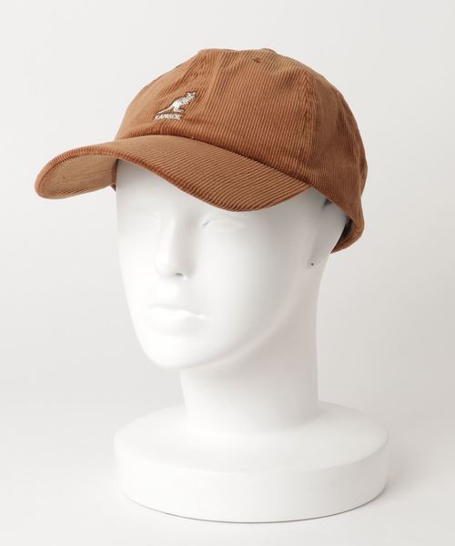 KANGOL（カンゴール）の「カンゴール　コーディロイ　197169007（キャップ・メンズ・ブラック/ブラウン/ベージュ・FREE）」の2枚目の写真