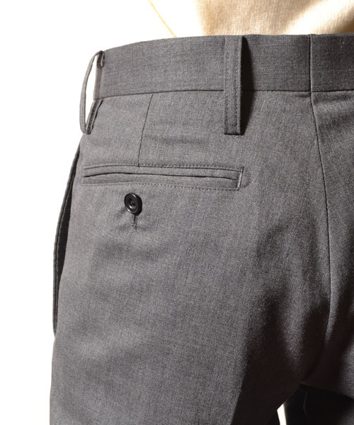 COMMONWARE AMERICAN RAG CIE&Magine（コモンウェアアメリカンラグシーアンド マージン）の「AMERICAN RAG CIE&Magine COMMONWARE SUPER100'S ストレッチウール テーラードパンツ（スラックス・メンズ・ブラック/グレー・46/44/48）」の18枚目の写真