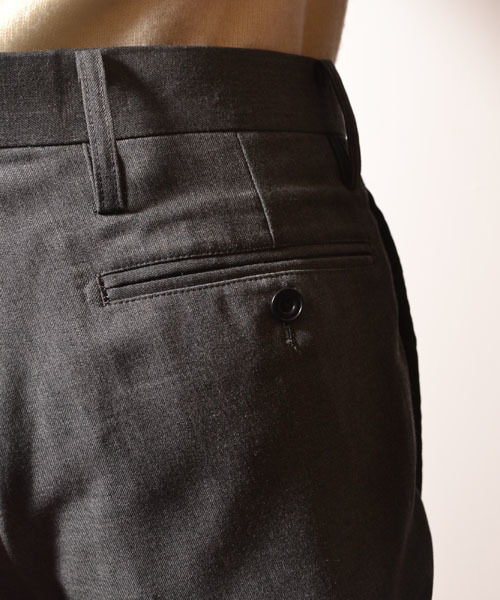 COMMONWARE AMERICAN RAG CIE&Magine（コモンウェアアメリカンラグシーアンド マージン）の「AMERICAN RAG CIE&Magine COMMONWARE SUPER100'S ストレッチウール テーラードパンツ（スラックス・メンズ・ブラック/グレー・46/44/48）」の19枚目の写真