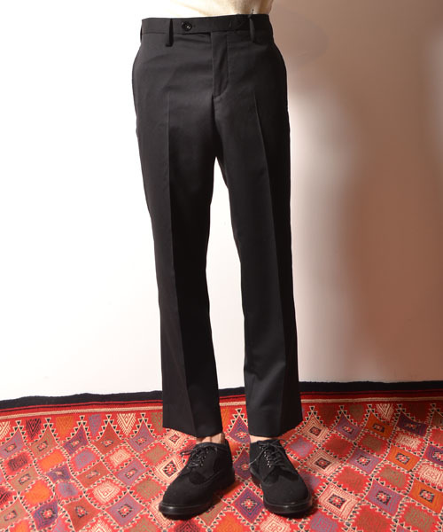 COMMONWARE AMERICAN RAG CIE&Magine（コモンウェアアメリカンラグシーアンド マージン）の「AMERICAN RAG CIE&Magine COMMONWARE SUPER100'S ストレッチウール テーラードパンツ（スラックス・メンズ・ブラック/グレー・46/44/48）」の12枚目の写真