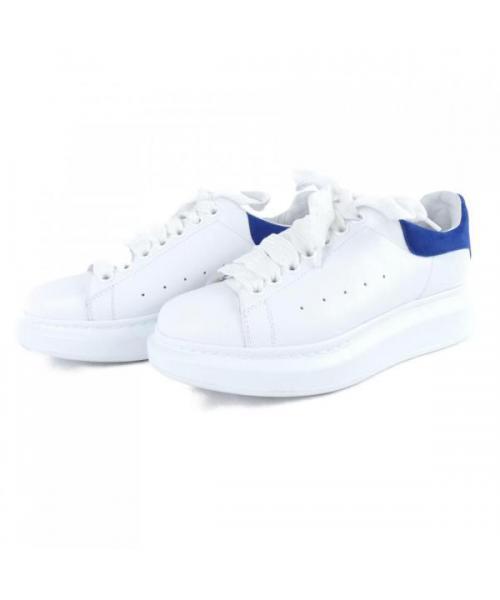 【美品】ALEXANDER MCQUEEN ホワイト/ネイビー スニーカー ブランド古着】スニーカー（スニーカー）｜McQ Alexander McQueen