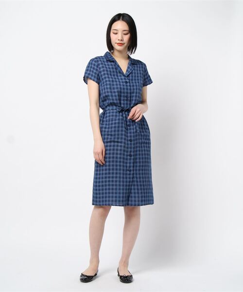セール Cz54 Robe チェックシャツワンピース シャツワンピース Agnes B アニエスベー のファッション通販 Zozotown