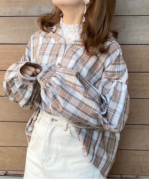 apres jour(アプレジュール)の「アソート袖ボリュームシャツ【ZOZOTOWN限定アイテム】(シャツ/ブラウス・レディース・ベージュ/アイボリー/その他/モカ・フリー)」の4枚目の写真