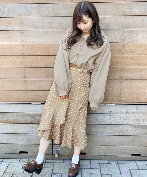 apres jour(アプレジュール)の「アソート袖ボリュームシャツ【ZOZOTOWN限定アイテム】(シャツ/ブラウス・レディース・ベージュ/アイボリー/その他/モカ・フリー)」の9枚目の写真