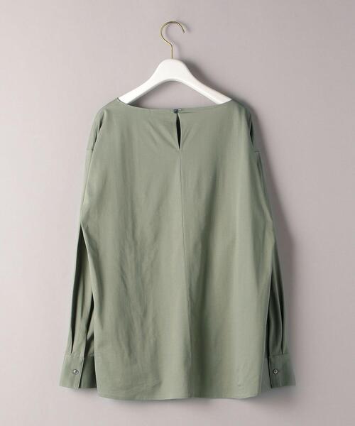 BEAUTY&YOUTH UNITED ARROWS(ビューティーアンドユースユナイテッドアローズ)の「BY ハイゲージボートネックロングスリーブプルオーバー о(Tシャツ/カットソー・レディース・ホワイト/ブラック/オリーブ・FREE)」の17枚目の写真