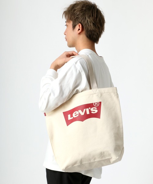 Levi's（リーバイス）の「Levi's/リーバイス バットウイング トートバッグ/レジャーバッグ（トートバッグ・メンズ・オフホワイト・FREE）」の9枚目の写真