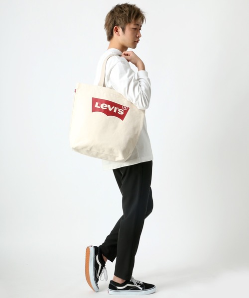 Levi's（リーバイス）の「Levi's/リーバイス バットウイング トートバッグ/レジャーバッグ（トートバッグ・メンズ・オフホワイト・FREE）」の8枚目の写真