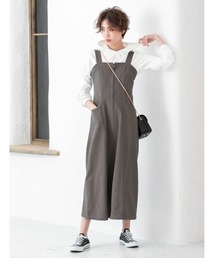 fifth | フロントスリットサロペットスカート(ワンピース)