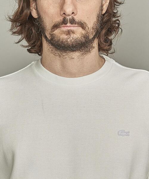 LACOSTE（ラコステ）の「【別注】 ＜LACOSTE（ラコステ）＞ 1TONE TEE/Tシャツ（Tシャツ/カットソー・メンズ・ネイビー/オリーブ/ホワイト/ライラック/ブラック・XL/M/S/L）」の10枚目の写真