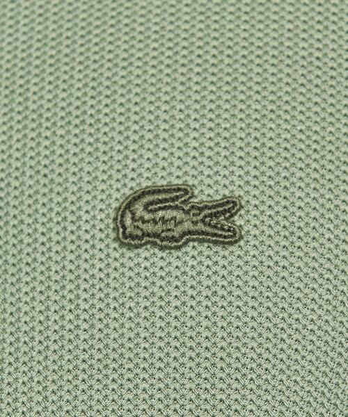 LACOSTE（ラコステ）の「【別注】 ＜LACOSTE（ラコステ）＞ 1TONE TEE/Tシャツ（Tシャツ/カットソー・メンズ・ネイビー/オリーブ/ホワイト/ライラック/ブラック・XL/M/S/L）」の21枚目の写真
