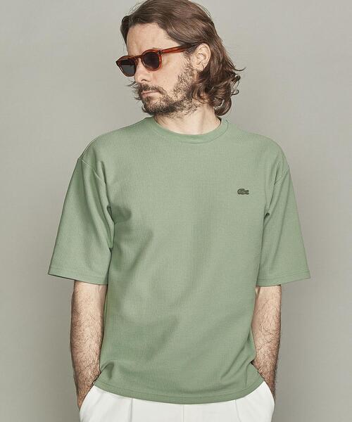 LACOSTE（ラコステ）の「【別注】 ＜LACOSTE（ラコステ）＞ 1TONE TEE/Tシャツ（Tシャツ/カットソー・メンズ・ネイビー/オリーブ/ホワイト/ライラック/ブラック・XL/M/S/L）」の20枚目の写真