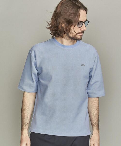 LACOSTE（ラコステ）の「【別注】 ＜LACOSTE（ラコステ）＞ 1TONE TEE/Tシャツ（Tシャツ/カットソー・メンズ・ネイビー/オリーブ/ホワイト/ライラック/ブラック・XL/M/S/L）」の18枚目の写真