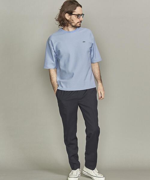 LACOSTE（ラコステ）の「【別注】 ＜LACOSTE（ラコステ）＞ 1TONE TEE/Tシャツ（Tシャツ/カットソー・メンズ・ネイビー/オリーブ/ホワイト/ライラック/ブラック・XL/M/S/L）」の17枚目の写真