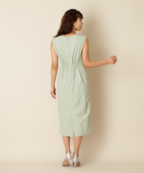 セール ワンピース ドレス ウエストリボンタイトラインドレス ドレス Aimer エメ のファッション