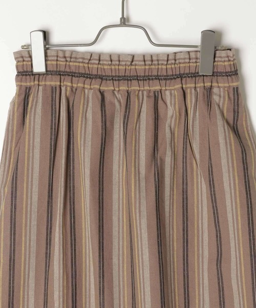 LAKOLE(ラコレ)の「コットンリネンロングスカート / LAKOLE(スカート・レディース・ベージュ/ブラウン系その他/スモーク・SMALL/MEDIUM)」の7枚目の写真