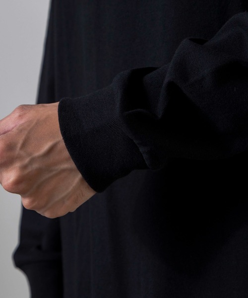 WEGO（ウィゴー）の「WEGO/バラ刺繍ビッグシルエットロンT（Tシャツ/カットソー・メンズ・ホワイト/ブラック・MEDIUM/LARGE）」の7枚目の写真