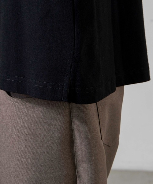 WEGO（ウィゴー）の「WEGO/バラ刺繍ビッグシルエットロンT（Tシャツ/カットソー・メンズ・ホワイト/ブラック・MEDIUM/LARGE）」の13枚目の写真