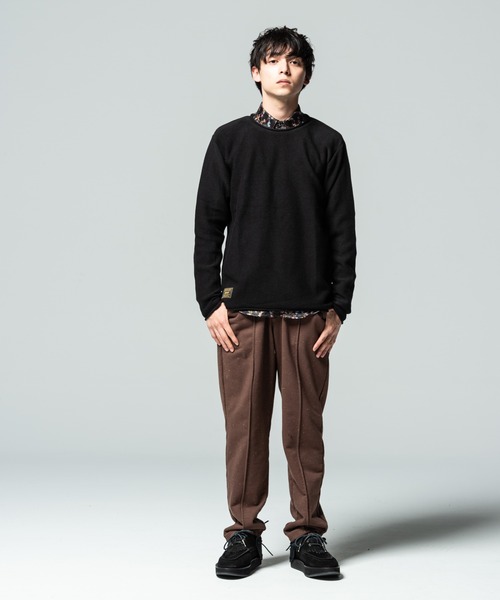 glamb（グラム）の「Color nep sweat slacks / カラーネップスウェット 