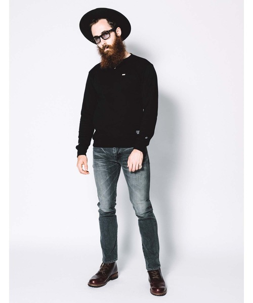 CRIMIE(クライミー)の「SWEAT CREW NECK POCKET(スウェット・メンズ・ブラック/ヘザーグレー・XXL/XL/L/S/M)」の3枚目の写真