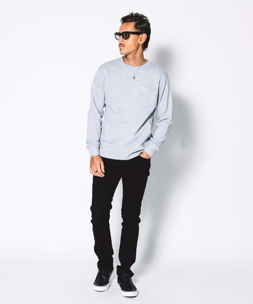 CRIMIE(クライミー)の「SWEAT CREW NECK POCKET(スウェット・メンズ・ブラック/ヘザーグレー・XXL/XL/L/S/M)」の10枚目の写真