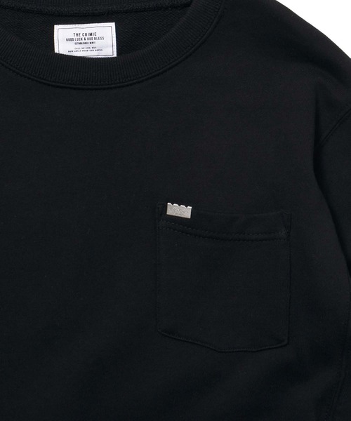 CRIMIE(クライミー)の「SWEAT CREW NECK POCKET(スウェット・メンズ・ブラック/ヘザーグレー・XXL/XL/L/S/M)」の16枚目の写真