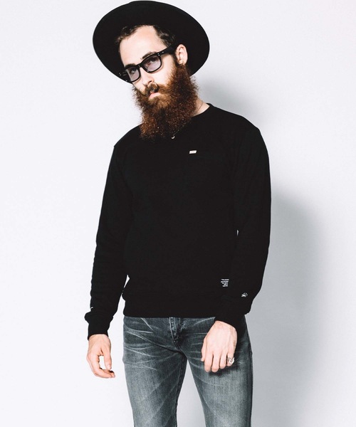 CRIMIE(クライミー)の「SWEAT CREW NECK POCKET(スウェット・メンズ・ブラック/ヘザーグレー・XXL/XL/L/S/M)」の19枚目の写真