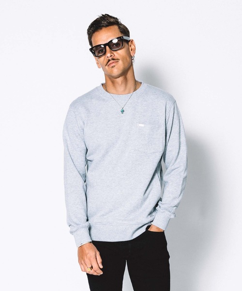 CRIMIE(クライミー)の「SWEAT CREW NECK POCKET(スウェット・メンズ・ブラック/ヘザーグレー・XXL/XL/L/S/M)」の20枚目の写真