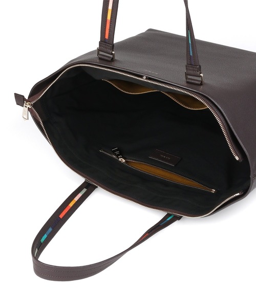 ポールスミス Paul Smith トートバッグ ハンドバッグ マルチストライプ Paul Smith（ポールスミス）の「インレイドストライプハンドル