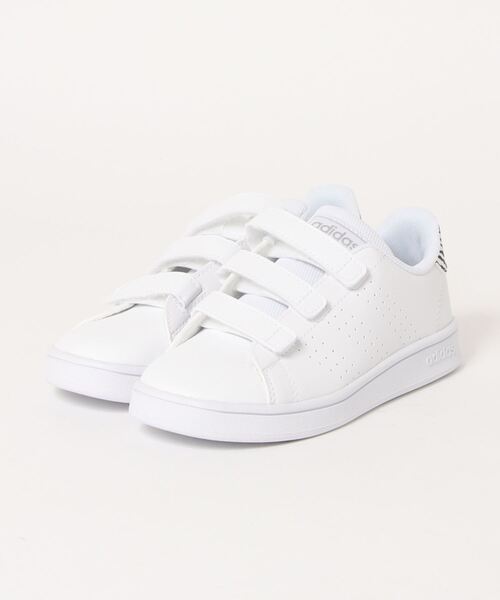 adidas（アディダス）の「《adidas》ADVANCOURT C（スニーカー・キッズ・ホワイト×グリーン/ホワイト×ピンク/ホワイト系その他/ホワイト系その他2/ホワイト×ネイビー・21.0cm/20.0cm/17.0cm/18.0cm/19.0cm/21.5cm）」の5枚目の写真