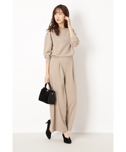 【美品】 NATURAL BEAUTY BASICベージュ セットアップ L 0175150310-040_SUB.jpg?v=