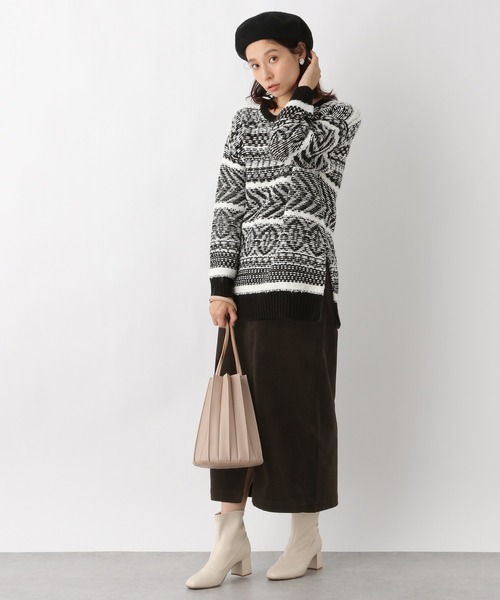 LEPSIM（レプシィム）の「プリーツラウンドBAG　921771（ショルダーバッグ・レディース・ブラック/ライトブラウン/グレイッシュベージュ・ONE SIZE）」の7枚目の写真