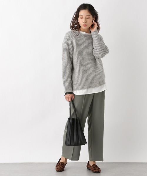 LEPSIM（レプシィム）の「プリーツラウンドBAG　921771（ショルダーバッグ・レディース・ブラック/ライトブラウン/グレイッシュベージュ・ONE SIZE）」の5枚目の写真