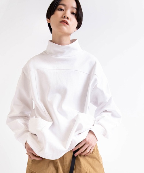 【セール】M1574 ツールポケット裏毛モックネックプルオーバー【URCH】（スウェット）｜URCH RNA（アーチ アールエヌエー）