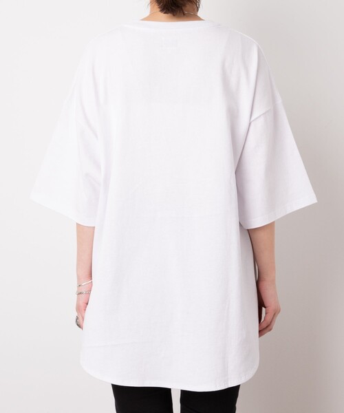 Lee（リー）の「【WEB限定】Lee/リー 　別注デニムポケットTシャツ（Tシャツ/カットソー・レディース・ホワイト/ブラック/ベージュ/グリーン・ﾌﾘ-）」の18枚目の写真