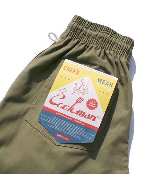 COOKMAN（クックマン）の「Cookman クックマン シェフパンツ イージーパンツ Olive GREEN KHAKI（その他パンツ・メンズ・カーキ・SMALL/MEDIUM/LARGE/X-LARGE）」の2枚目の写真