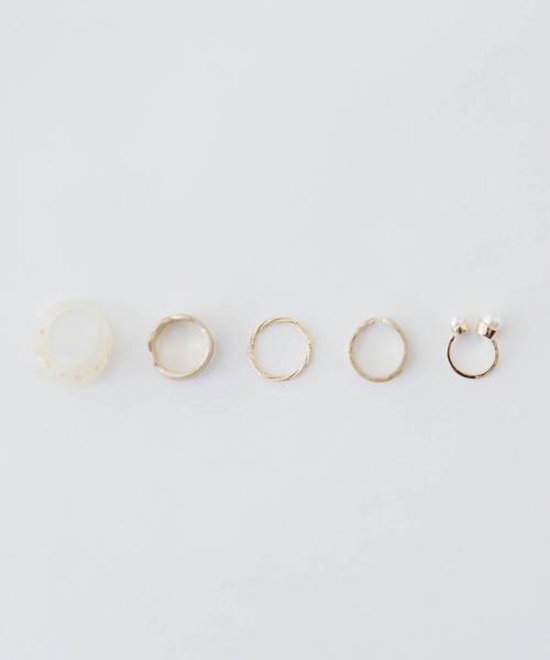 ADOLESCENCE （アドレセンス）の「セレクトセットリング5個セット【インフルエンサーaiko×ADOLESCENCE 限定コラボ 】（リング・レディース・ゴールド・FREE）」の6枚目の写真