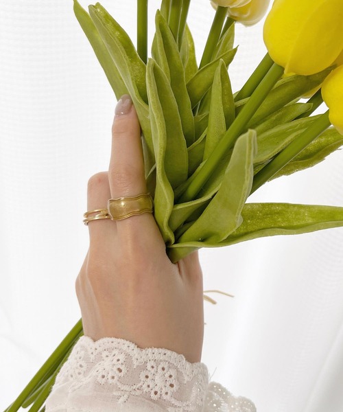 ADOLESCENCE （アドレセンス）の「セレクトセットリング5個セット【インフルエンサーaiko×ADOLESCENCE 限定コラボ 】（リング・レディース・ゴールド・FREE）」の16枚目の写真