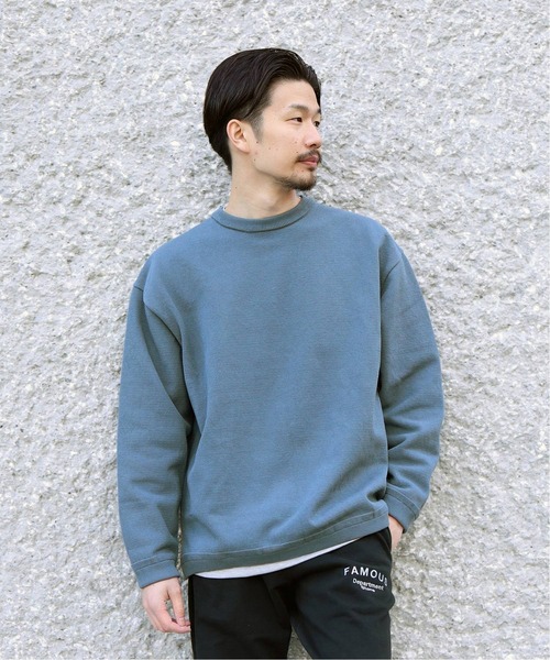 crepuscule（クレプスキュール）の「【CREPUSCULE / クレプスキュール】417別注クルーネック（ニット/セーター・メンズ・グレー/ベージュ/グリーン/ブルー・X-SMALL/SMALL/MEDIUM）」の8枚目の写真