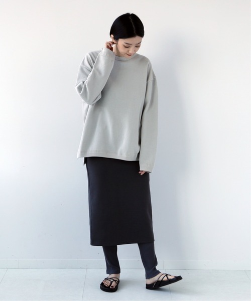 crepuscule（クレプスキュール）の「【CREPUSCULE / クレプスキュール】417別注クルーネック（ニット/セーター・メンズ・グレー/ベージュ/グリーン/ブルー・X-SMALL/SMALL/MEDIUM）」の12枚目の写真