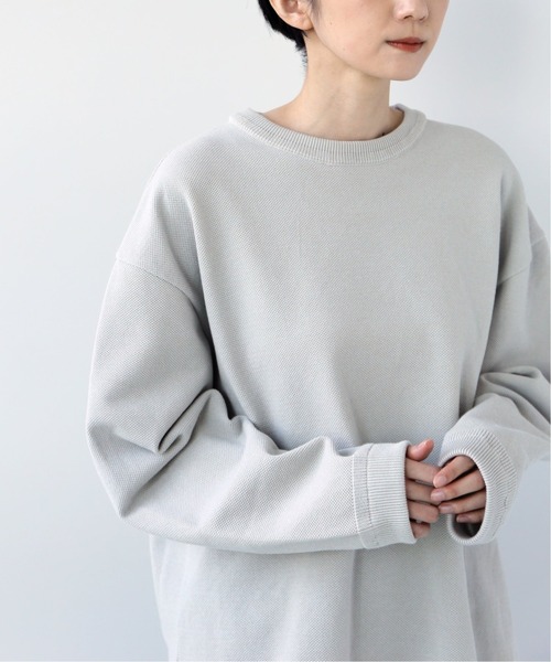 crepuscule（クレプスキュール）の「【CREPUSCULE / クレプスキュール】417別注クルーネック（ニット/セーター・メンズ・グレー/ベージュ/グリーン/ブルー・X-SMALL/SMALL/MEDIUM）」の16枚目の写真