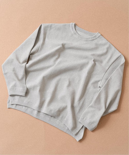 crepuscule（クレプスキュール）の「【CREPUSCULE / クレプスキュール】417別注クルーネック（ニット/セーター・メンズ・グレー/ベージュ/グリーン/ブルー・X-SMALL/SMALL/MEDIUM）」の5枚目の写真