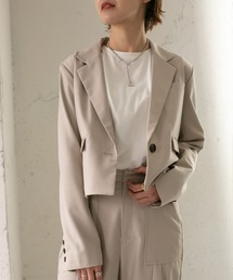 KBF | ショートテーラードジャケット(テーラードジャケット)
