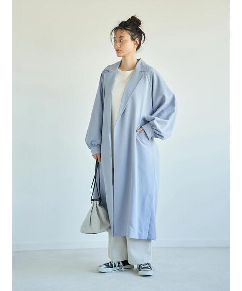 AMERICAN HOLIC(アメリカンホリック)の「前後差ラウンドネックニットチュニック *(ニット/セーター・レディース・ネイビー/ベージュ/オフホワイト/ラベンダー/イエロー・FREE)」の8枚目の写真