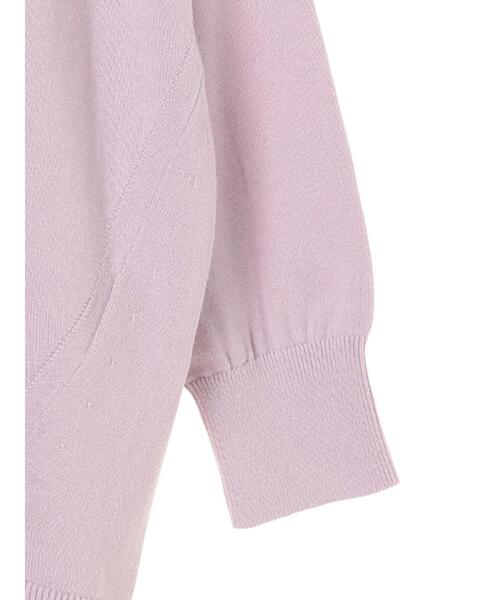 AMERICAN HOLIC(アメリカンホリック)の「前後差ラウンドネックニットチュニック *(ニット/セーター・レディース・ネイビー/ベージュ/オフホワイト/ラベンダー/イエロー・FREE)」の12枚目の写真