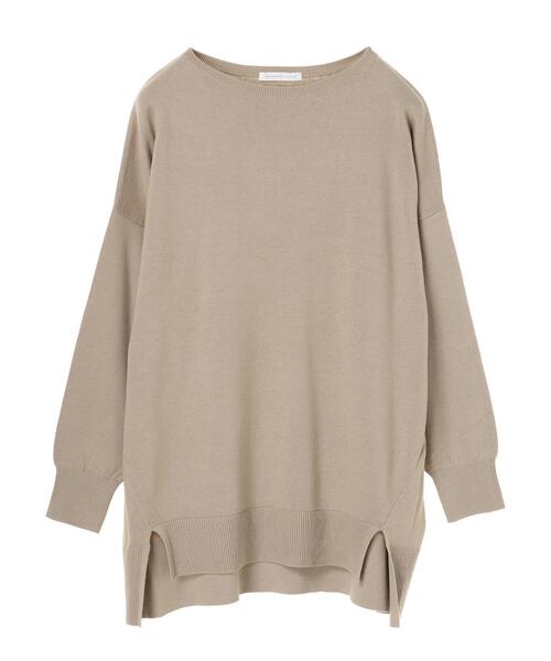 AMERICAN HOLIC(アメリカンホリック)の「前後差ラウンドネックニットチュニック *(ニット/セーター・レディース・ネイビー/ベージュ/オフホワイト/ラベンダー/イエロー・FREE)」の15枚目の写真