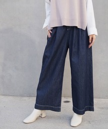 NICOLE white | ワイドストレートパンツ(その他パンツ)