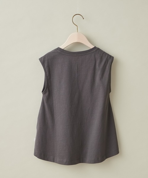 DISCOAT（ディスコート）の「【キッズ】USAコットンAラインプルオーバー（Tシャツ/カットソー・キッズ・チャコールグレー/ライム/オレンジ/モカ・120/130/140）」の10枚目の写真